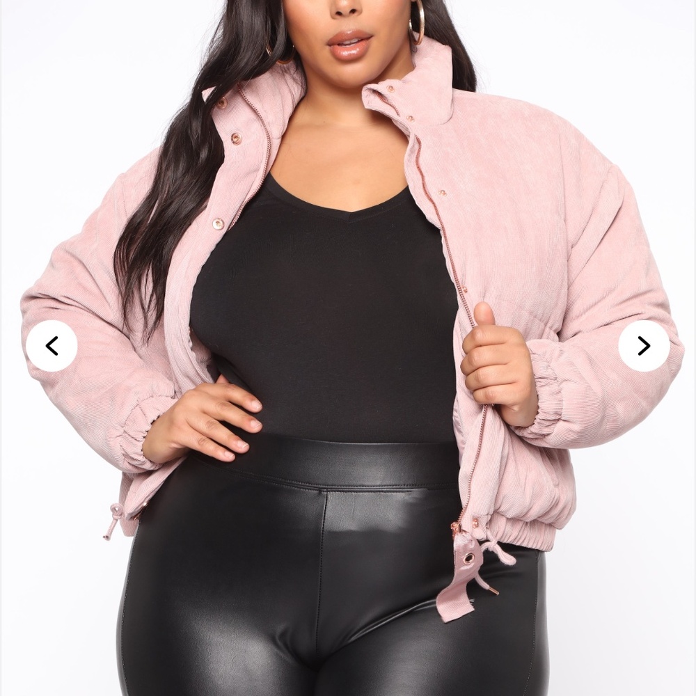 Cover Your Tracks Puffer Jacket- Mauve